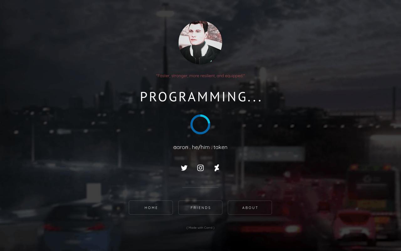 Carrd profile picture for @programming